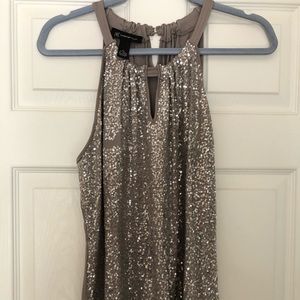 Inc. sequin tank top